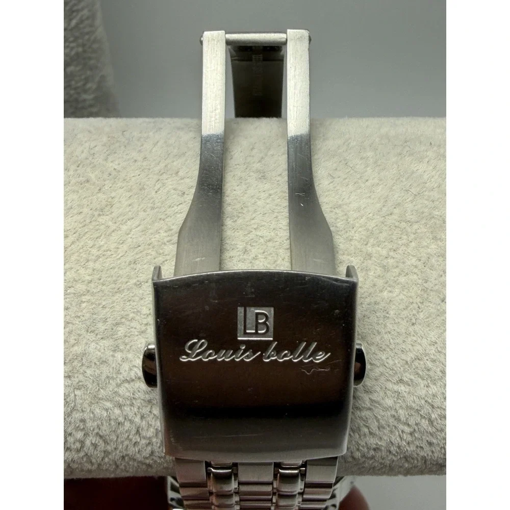 Louis Bolle Moon Phase E457M-2887S Automatic‎ Mens Working Watch 44MM 6.75